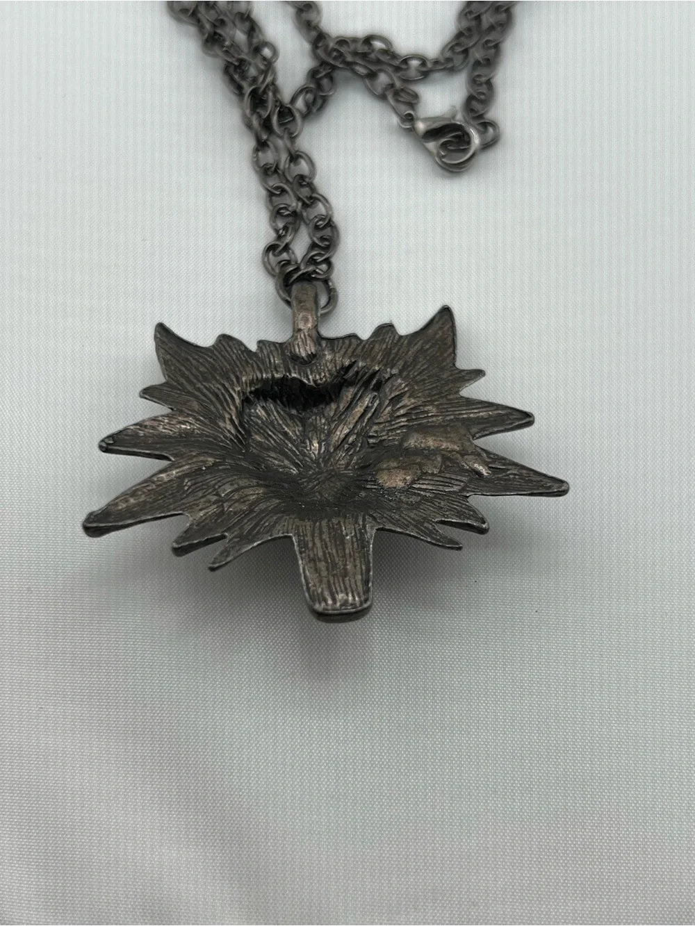 🎁wolf head Fashion Jewelry Dark Gunmetal Chain Necklace